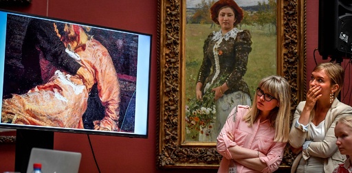 ロシア「イワン雷帝」の名画を損傷 文化省、容疑者に厳罰望む 写真5枚