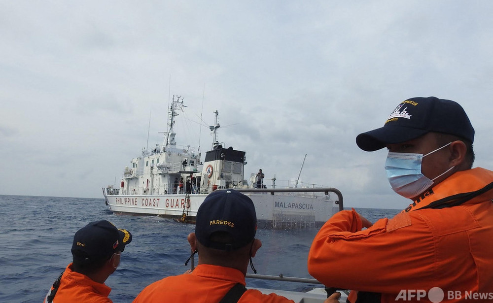 フィリピン沿岸警備隊、南シナ海で訓練