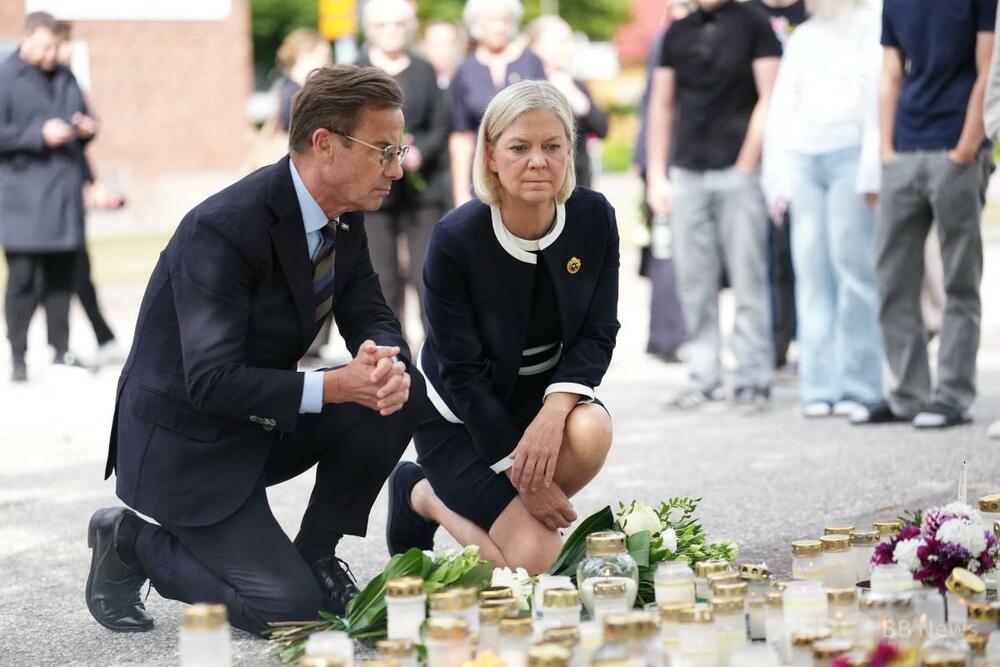 スウェーデン高校襲撃で死亡は17歳女子生徒、首相が追悼
