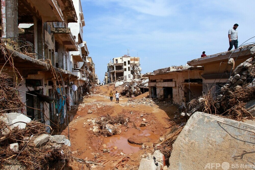 リビア洪水、犠牲減らせたはず 国連 写真22枚 国際ニュース：AFPBB News