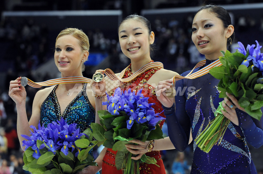 金妍児が初優勝 安藤が3位 浅田は4位に終わる 世界フィギュア 国際ニュース Afpbb News