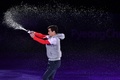 平昌冬季五輪、フィギュアスケートのエキシビションに臨むハビエル・フェルナンデス（2018年2月25日撮影）。(c)AFP/Mladen ANTONOV