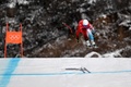 北京冬季五輪、アルペンスキー女子滑降に臨むスイスのコリーヌ・スッター（2022年2月15日撮影）。(c)Francois-Xavier MARIT / AFP