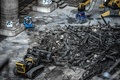 火災に見舞われた仏パリ・ノートルダム大聖堂の内部（2019年7月17日撮影）。(c)STEPHANE DE SAKUTIN / AFP