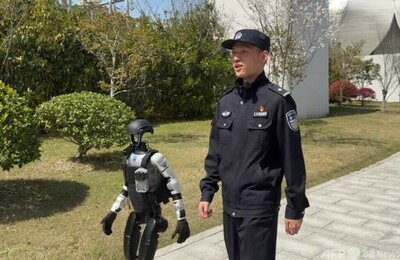 中国の浙江省杭州市で「特別ロボコップ」が勤務開始 写真1枚 国際