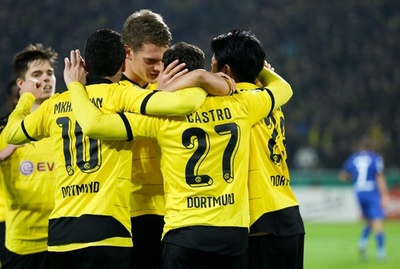 ドルトムント、7得点大勝でドイツ杯3回戦へ