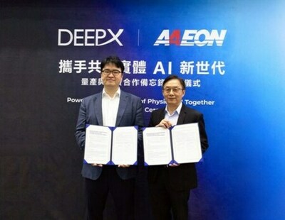 DEEPXとAAEON、COMPUTEX TAIPEI 2026においてグローバル・エッジAI量産パートナーシップ協定を締結