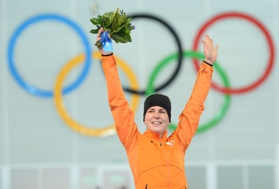 ブストが女子3000メートルで金メダル、ソチ五輪