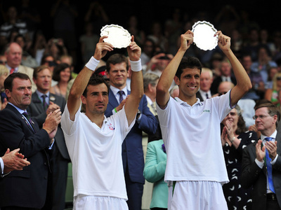 ブライアン兄弟がグランドスラム4連覇、ウィンブルドン選手権