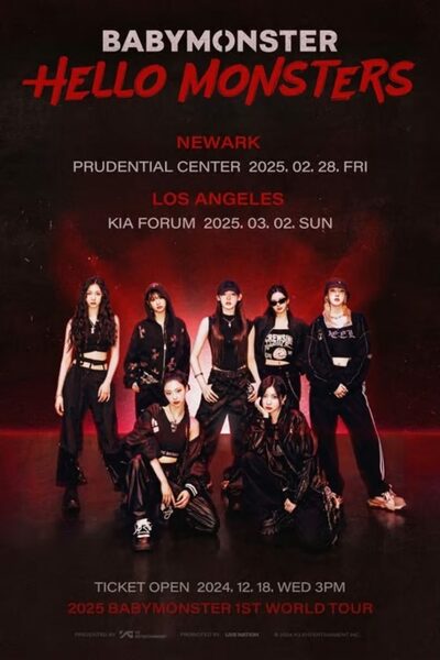 BABYMONSTER、来年2月にアメリカ進出決定