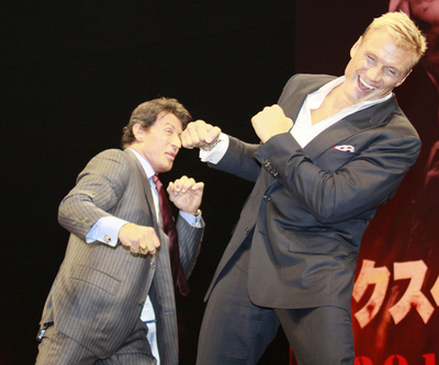 映画『エクスペンダブルズ』来日会見、スタローンら登場