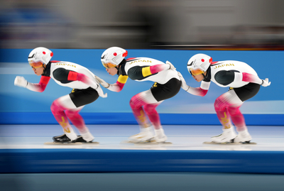 スケート男子団体追い抜き 中国が金、日本は銅 冬季アジア大会