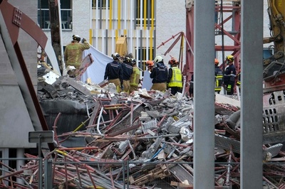 建設中の学校が倒壊、下請け作業員5人死亡 ベルギー