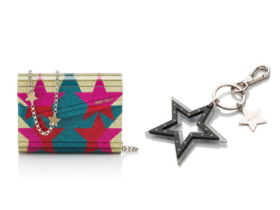 「ジミー チュウ」銀座旗艦店をリニューアル、グリッターな星が煌めく限定商品