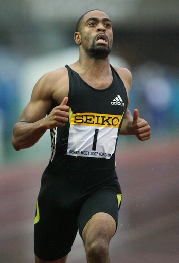 タイソン・ゲイ セイコー・スーパー陸上2007・男子100メートル決勝で優勝