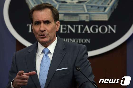 米国防総省のカービー報道官(c)AFP=news1