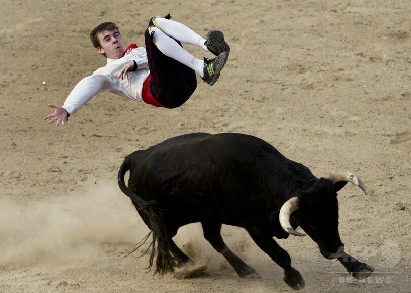 闘牛士たちの華麗な「かわし技」、コロンビア