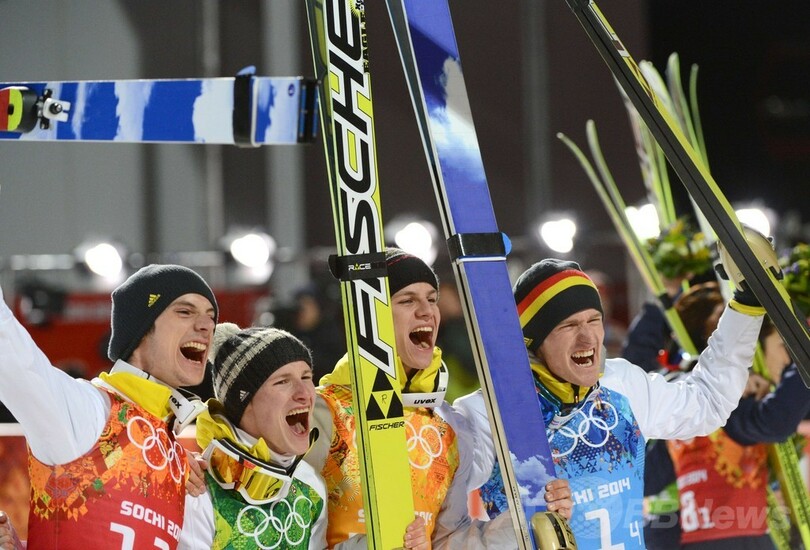 ジャンプ団体でドイツが金メダル、オーストリアの覇権に終止符