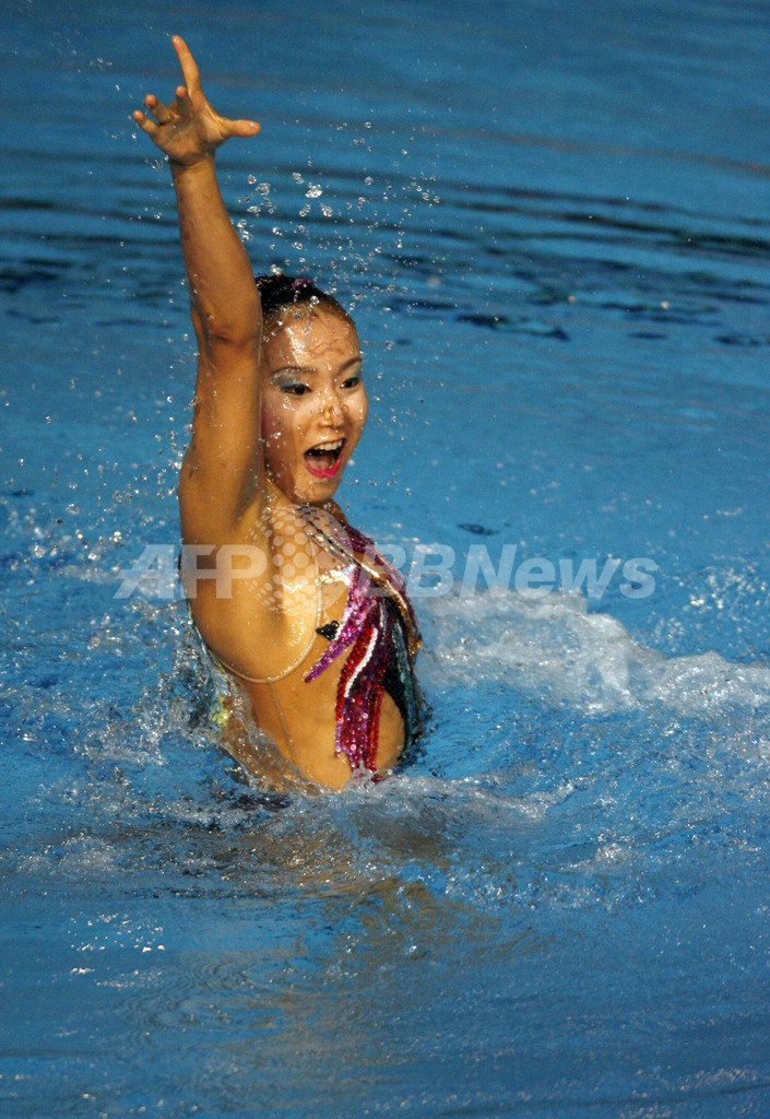 ＜第12回世界水泳選手権＞シンクロナイズドスイミング、原田 ソロ・テクニカルルーティンを3位で終えて銅メダルを獲得 - オーストラリア