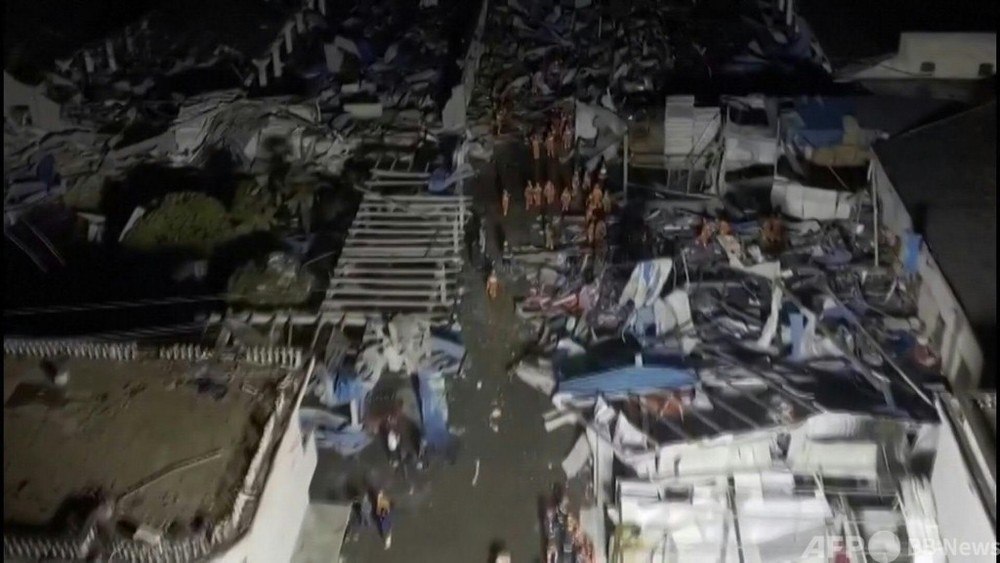 動画：中国・武漢と蘇州で竜巻、12人死亡 400人以上負傷