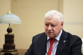 ロシアの左派系政党「公正ロシア・正義のために」のセルゲイ・ミロノフ党首（2023年2月14日撮影）。(c)Sergei Ilyin / SPUTNIK / AFP
