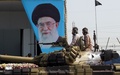 イランの首都テヘランで開催された毎年恒例のイラン・イラク戦争の開戦を記念する軍事パレード（2022年9月22日撮影）。(c)AFP