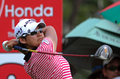 女子ゴルフ米国ツアー開幕戦、ホンダLPGAタイランド（Honda LPGA Thailand）最終日。優勝を果たし、ツアー通算6勝目を挙げた台湾の曾雅妮（Yani Tseng、ヤニ・ツェン）。（2011年2月20日撮影）(c)AFP/PORNCHAI KITTIWONGSAKUL