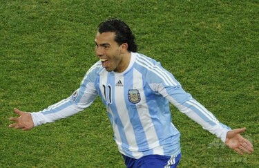 テベスにアルゼンチン代表復帰の可能性 写真1枚 国際ニュース：AFPBB News