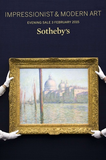 「大運河」などモネ作品5点、99億円で落札 英国