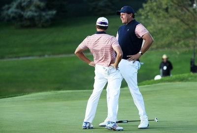 ミケルソンがブレジテンツ杯通算24勝目、米国選抜が大差でリード