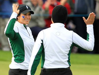 欧州チームがリード奪う、ソルハイムカップ