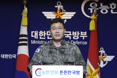北朝鮮が「未確認の飛翔体」2発を発射、韓国軍発表