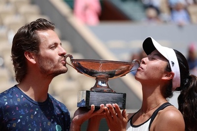 全仏OP優勝の柴原組、ペア結成きっかけはインスタ