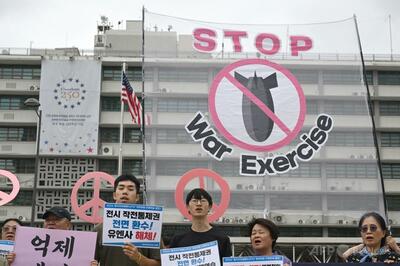 韓国軍、米韓軍事演習短縮を発表 トランプ氏の規模縮小指示受け