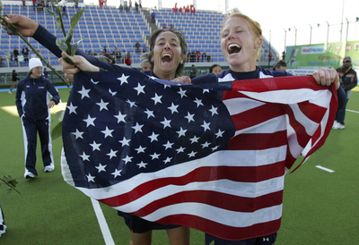 米国 女子ホッケー五輪出場権を獲得