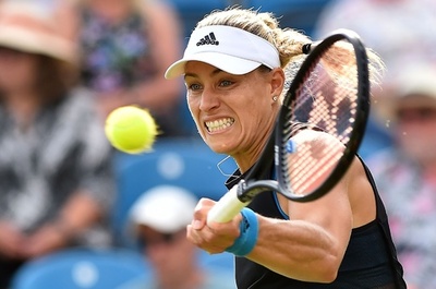 ケルバー快勝で8強、ハレプとの元女王対決へ ネーチャーバレー国際