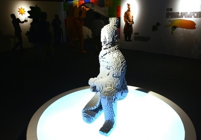 レゴブロックの芸術展、上海で開催中