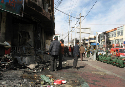 チベット支援学生組織、反中国デモ参加者の「遺体写真」を公開