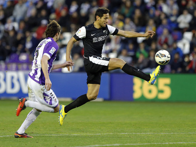 マラガ、バジャドリードと引き分ける