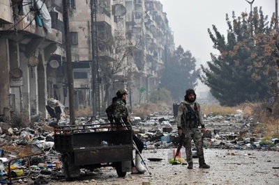 反体制派、アレッポ撤退へ シリア政府軍と合意