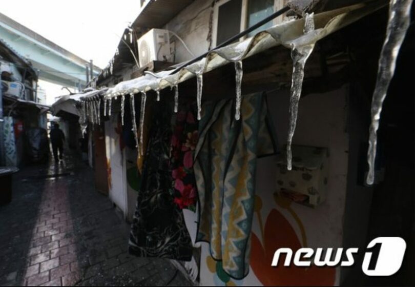 昨年12月、ソウル・永登浦の貧困層が住む地域の様子(c)news1