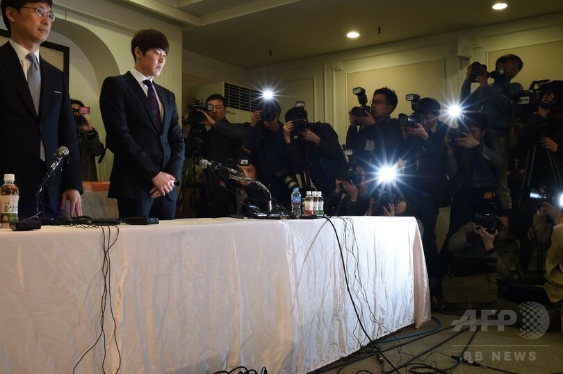 ドーピング違反の朴が涙の謝罪会見、「許しを請いたい」