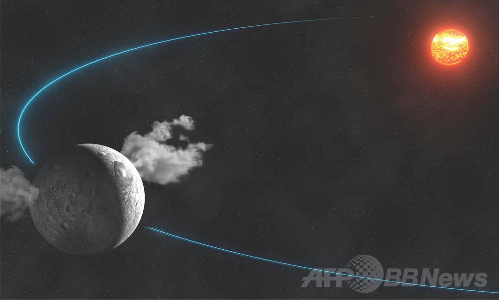 準惑星ケレスから噴き出る水蒸気、ESAが観測 準惑星ケレスから噴き出る水蒸気、ESAが観測