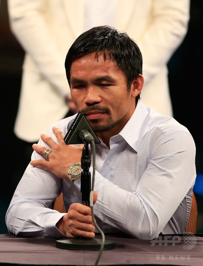 パッキャオが右肩手術へ、陣営はネバタ州の関係機関を批判 パッキャオが右肩手術へ、陣営はネバタ州の関係機関を批判