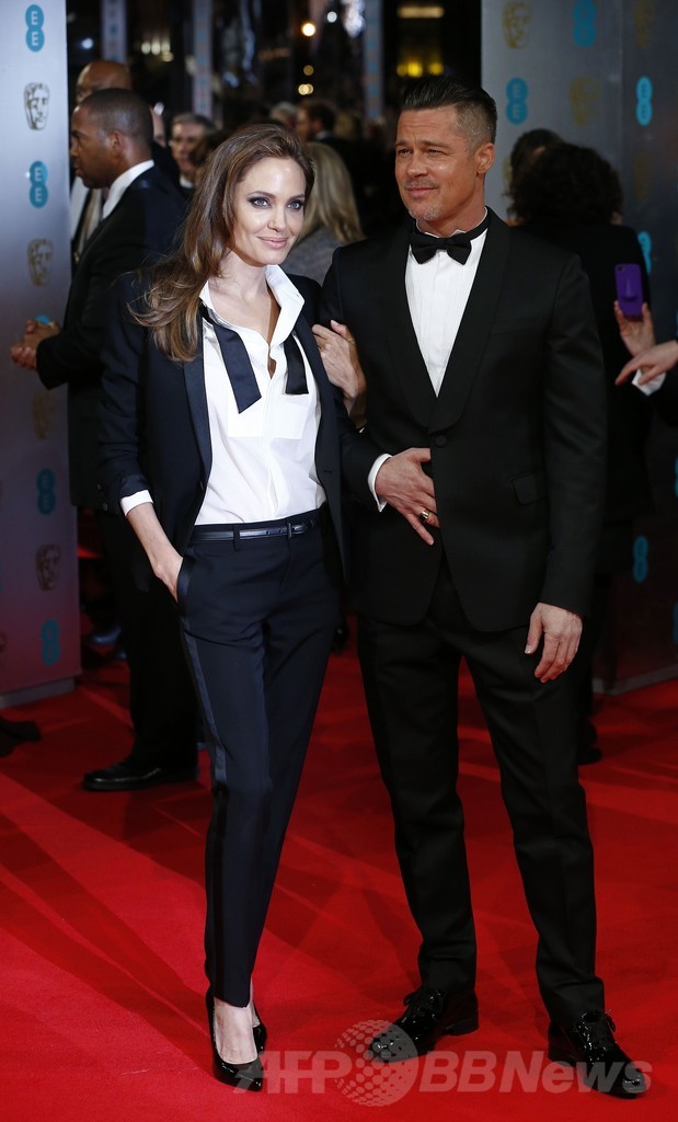 アンジェリーナ ジョリーとブラッド ピットが英国アカデミー賞で着用したのは 写真4枚 国際ニュース Afpbb News
