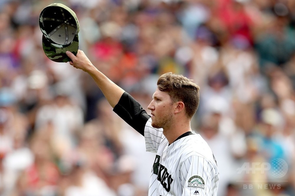 ロッキーズ新人左腕 クアーズ フィールドで野茂氏以来のノーヒッター逃す 写真1枚 国際ニュース Afpbb News