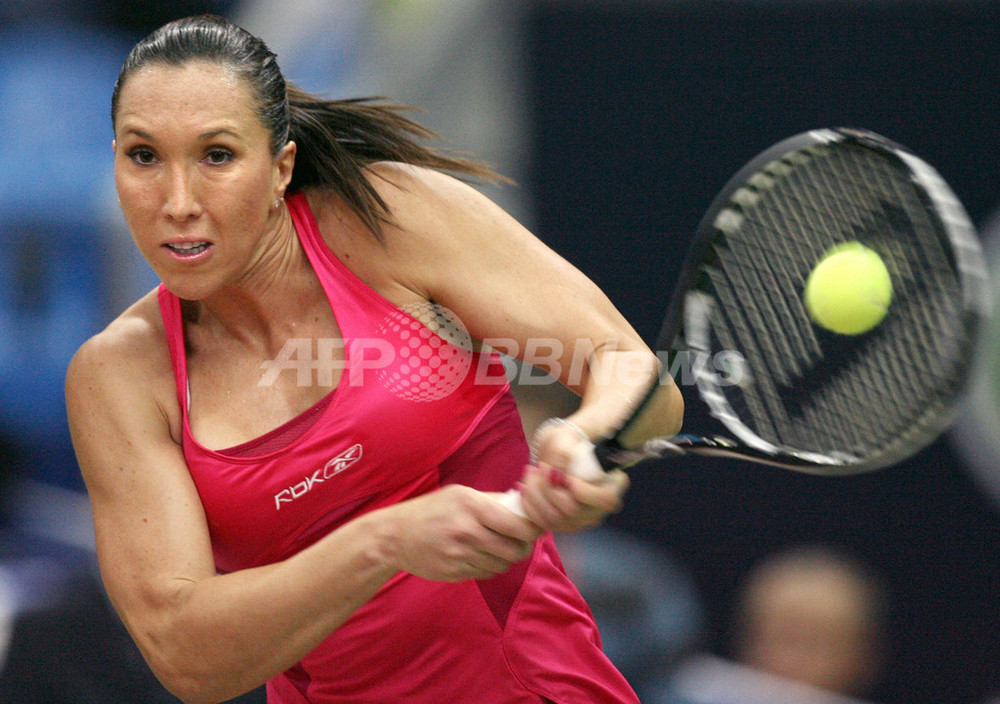 ヤンコビッチ ドゥシェビナ下し準々決勝進出 写真3枚 国際ニュース：AFPBB News