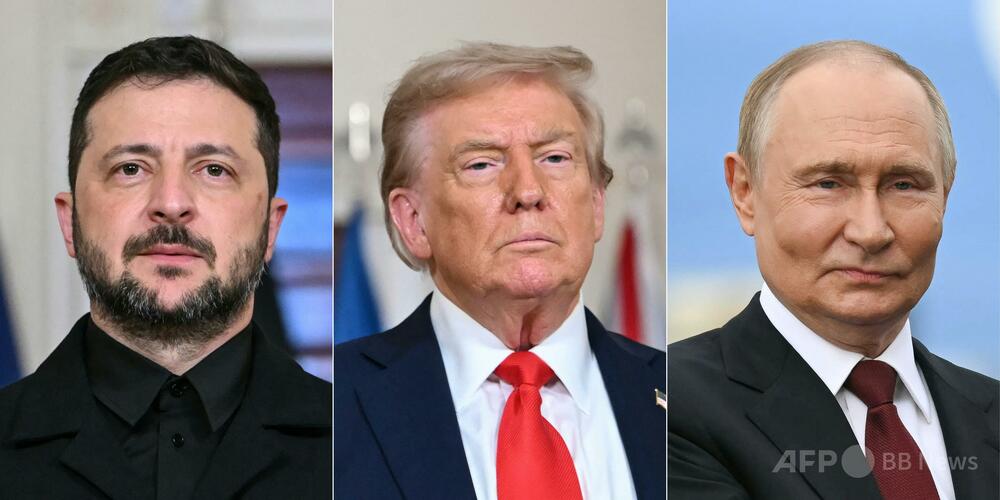 トランプ氏、NATOサミット前にプーチン氏とゼレンスキー氏と電話会談