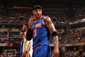 12-13NBAは14日、カンファレンス準決勝（7回戦制）が行われ、インディアナ・ペイサーズ（Indiana Pacers）は93-82でニューヨーク・ニックス（New York Knicks）に勝利し、対戦成績を3勝1敗とした。

試合に臨むニューヨーク・ニックスのケニオン・マーティン（Kenyon Martin、2013年5月14日撮影）。(c)AFP/Getty Images/NBAE/Nathaniel S. Butler