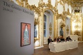 オーストリア・ウィーンの競売会社「キンスキー・アート・オークションハウス」で公開されたクリムトの絵画「リーザー嬢の肖像」（2024年1月25日撮影）。(c)ROLAND SCHLAGER / APA / AFP